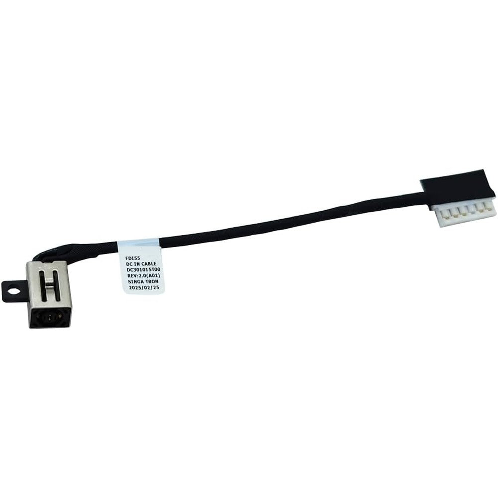 AILTECK DC Power Jack replacement cable front view showing the charging port and wire harness
