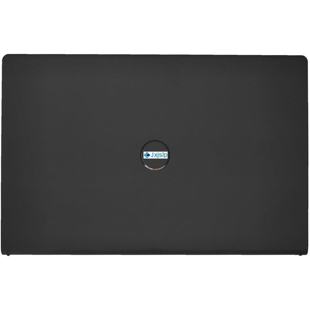 Jxjslp Dell Inspiron laptop replacement LCD back cover front view showing premium matte black finish