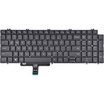 KBRPARTS replacement laptop keyboard front view showing full US layout with numeric keypad