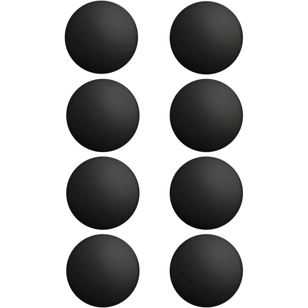 UOTOO laptop rubber feet replacement pack front view highlighting the eight black adhesive grip pads.