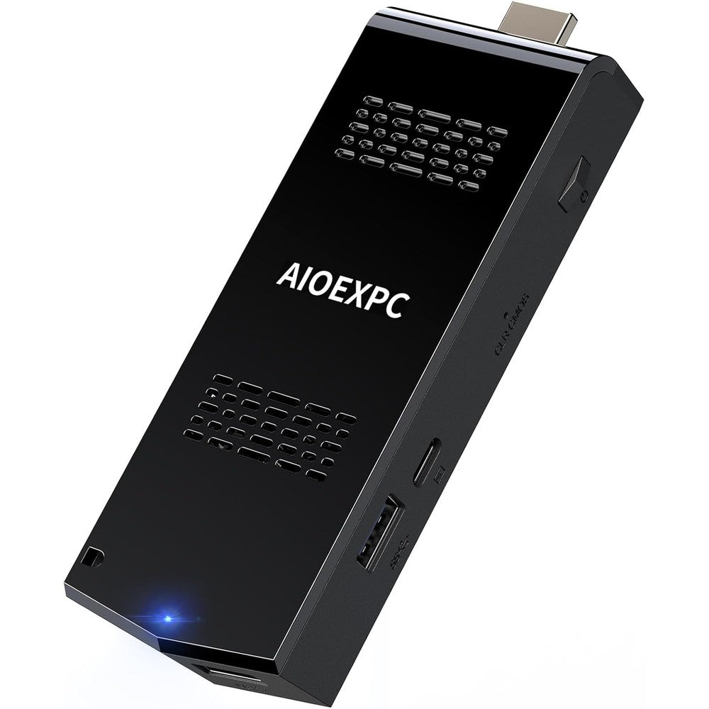 Aioexpc S7 Mini PC Stick front profile view