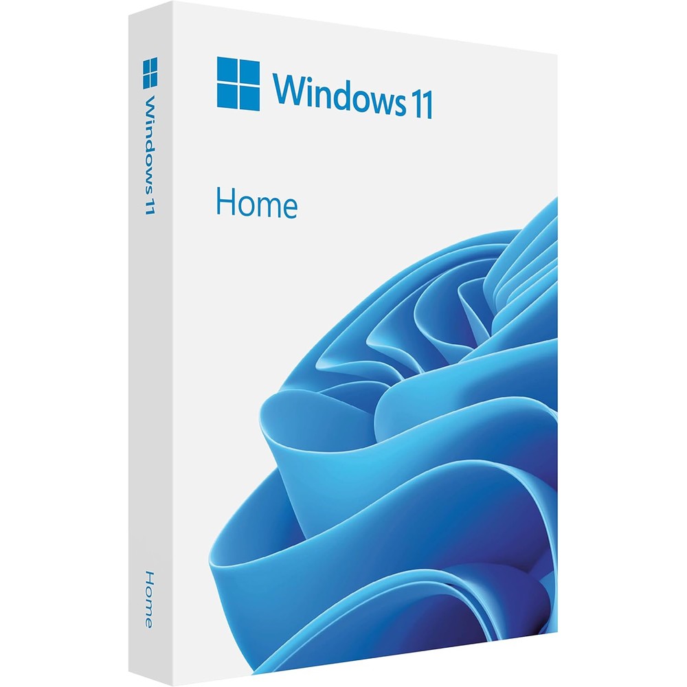 Microsoft Windows 11 Home retail box front view showing authentic software packaging.