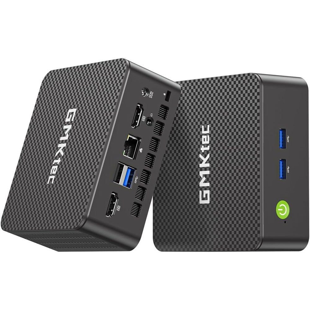 GMKtec NucBox G3S Mini PC front view showing compact design