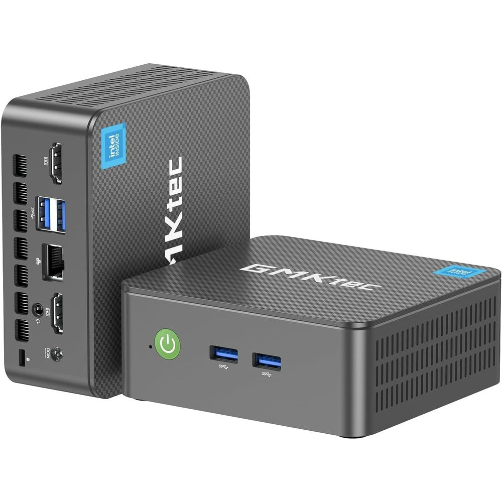 Gmktec Nucbox G3S mini PC front view showing compact design