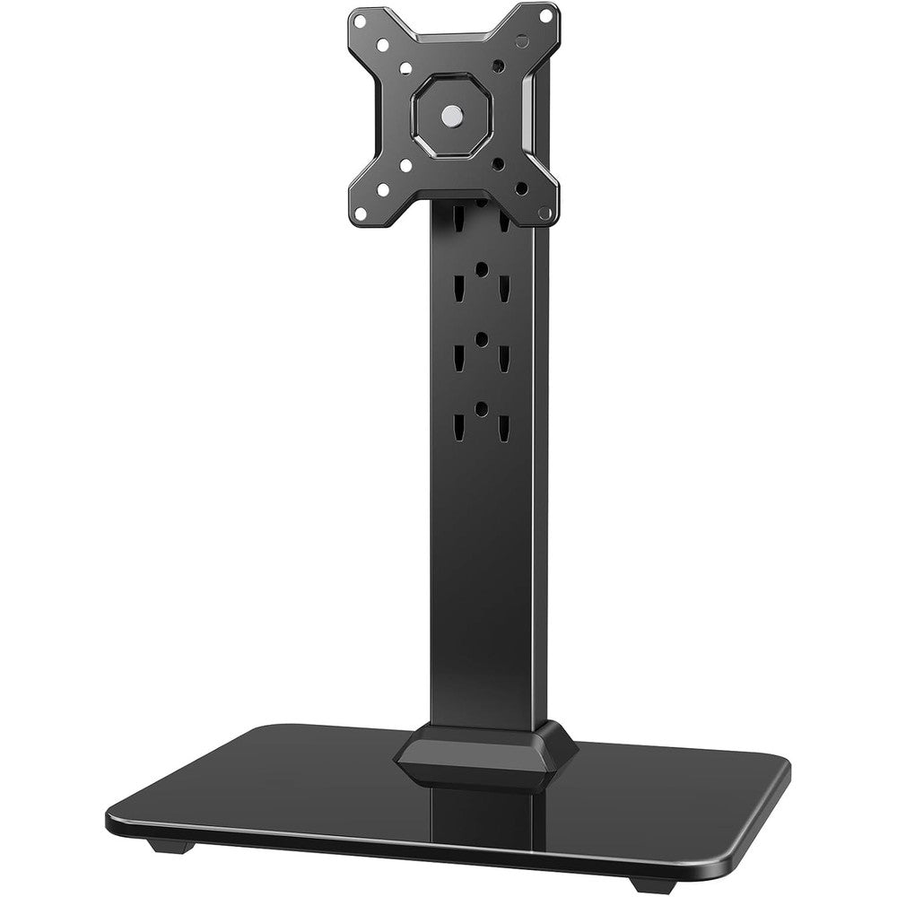 Huanuo freestanding VESA monitor stand front view on desk