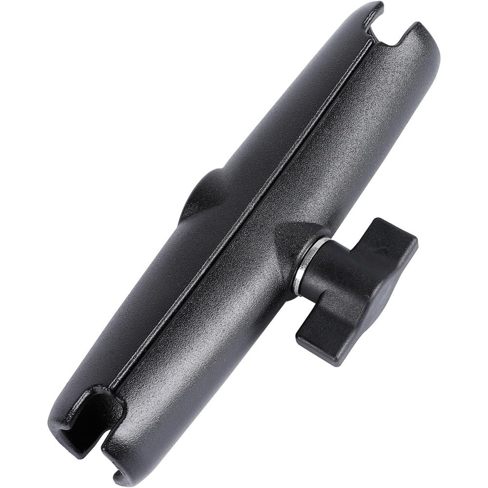 FPN aluminum alloy double socket arm front view on white background