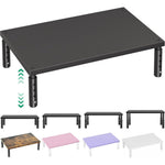 OPNICE adjustable computer monitor stand riser front view on an office desk