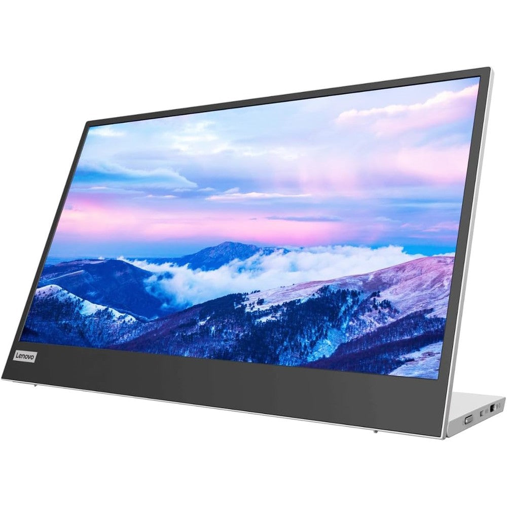 Lenovo L15 Portable Monitor front view showcasing the fifteen point six inch Full HD screen display
