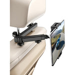 CALEPOP Tablet Holder for Car front view showing the extendable aluminum alloy arm and rubberized device clamp.