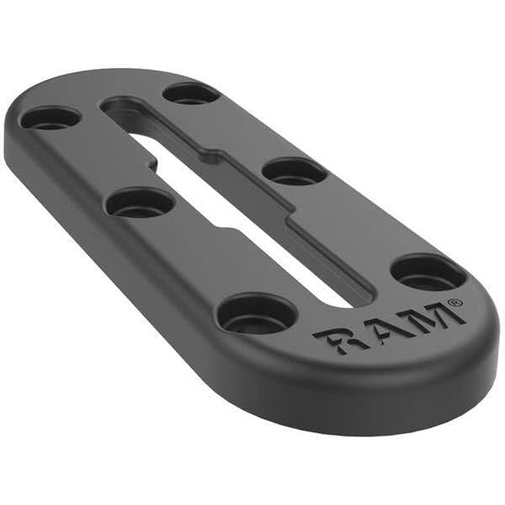 RAM Mounts 3 inch Tough-Track front view black composite rail