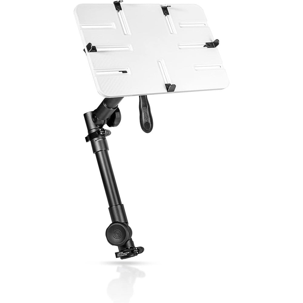 AA Products T-100AP aluminum vehicle laptop mount stand front view