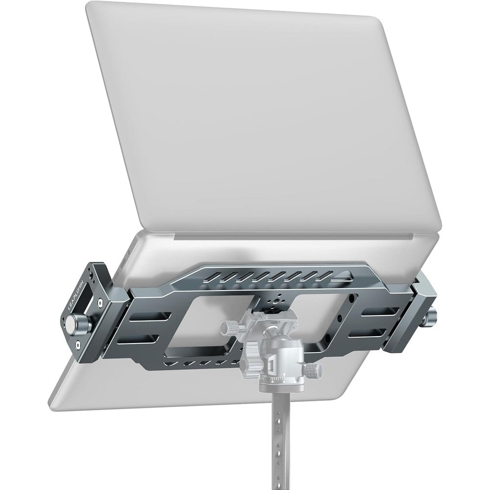 Leaplumin laptop tripod mount front view for studio