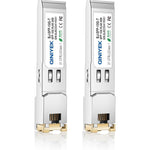 Qiniyek 10G SFP+ to RJ45 Transceiver front view