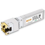 6Com 10G SFP+ to RJ45 copper transceiver module front view