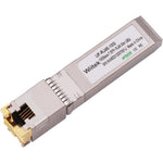 Wiitek 10G SFP+ to RJ45 module front profile view