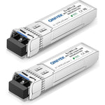 H!Fiber 10G SFP+ LR Transceiver Module front view for network switches