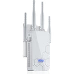 Cyseed WiFi extender internet booster front view white design