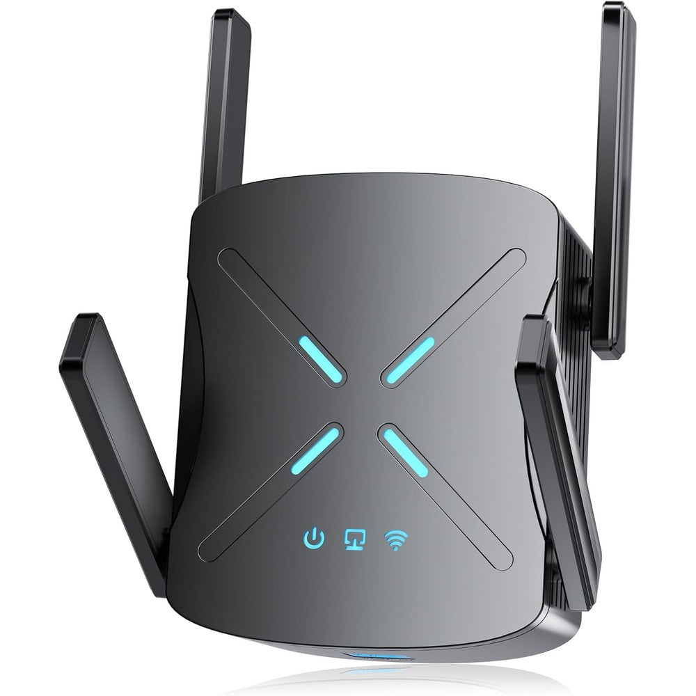Fixcore WiFi 6 extender signal booster front view
