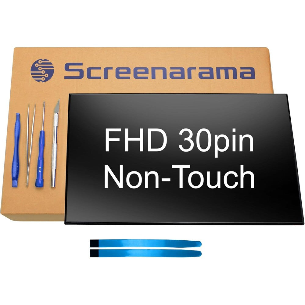 SCREENARAMA Dell Latitude 5420 screen replacement kit front view displaying premium matte panel finish