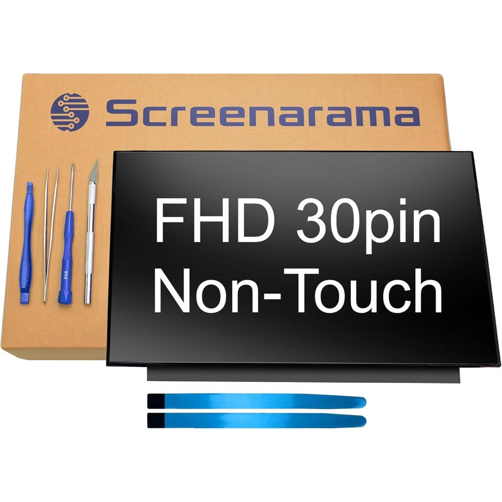 SCREENARAMA Dell Inspiron 15 3501 screen replacement front view displaying clear matte panel surface.