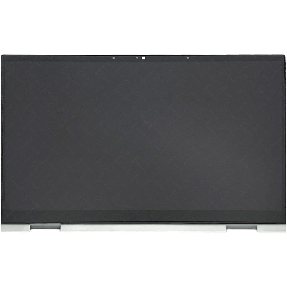 LCDOLED HP Envy X360 15-ew replacement screen front view showing premium display assembly with silver bezel