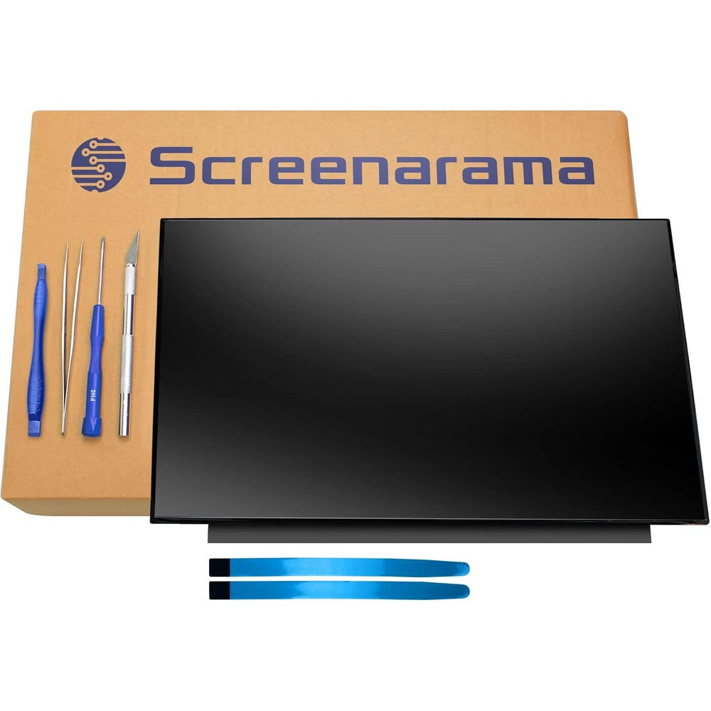 SCREENARAMA laptop screen replacement front view display panel with repair toolkit