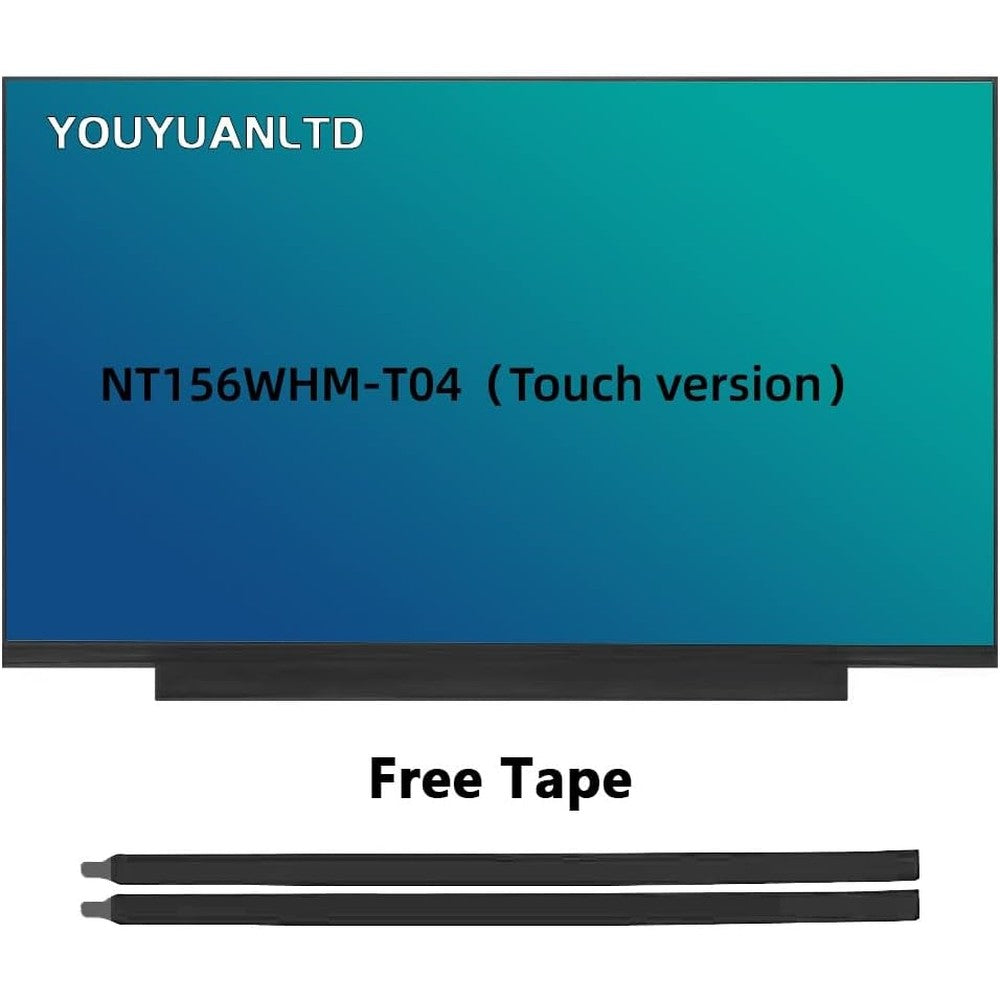 YOUYUANLTD NT156WHM T04 screen replacement front view premium touch laptop display panel