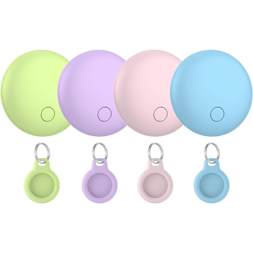 ATUVOS Air Tracker Tags Four Pack front view showing colorful smart tracking keys finders.