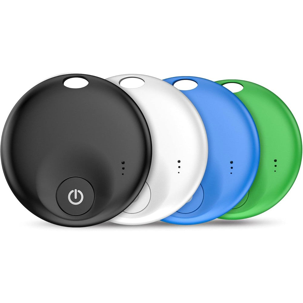 PAKCQNH Air Tracker Tags four pack front view showing four assorted colors.