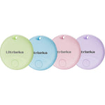 MSEBENT Ultrbeka Bluetooth tracker four pack front view showing pastel macaron colors