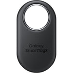 Samsung Galaxy SmartTag2 Bluetooth Tracker front view in black showing loop design
