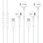 Ucaca 2 pack USB C headphones front view