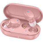 Mozoter S8 Mini Wireless Earbuds front view in pink