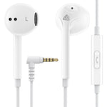 Ludos Zenith wired earbuds front view with 3.5mm jack