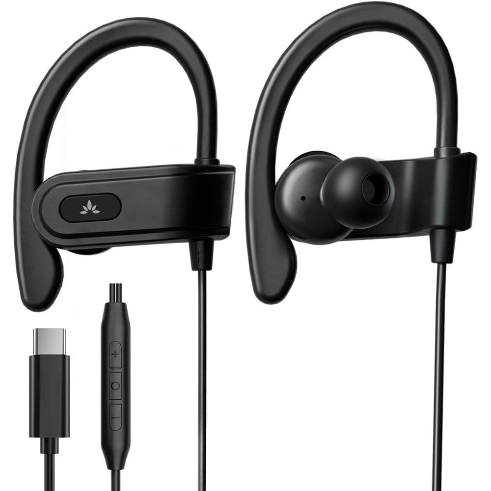 Avantree C171 USB-C wired earbuds front view