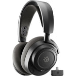 SteelSeries Arctis Nova 7 Wireless Generation 2 gaming headset front view in matte black finish.