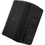 TXEsign speaker cover front view fitted on a portable PA speaker system