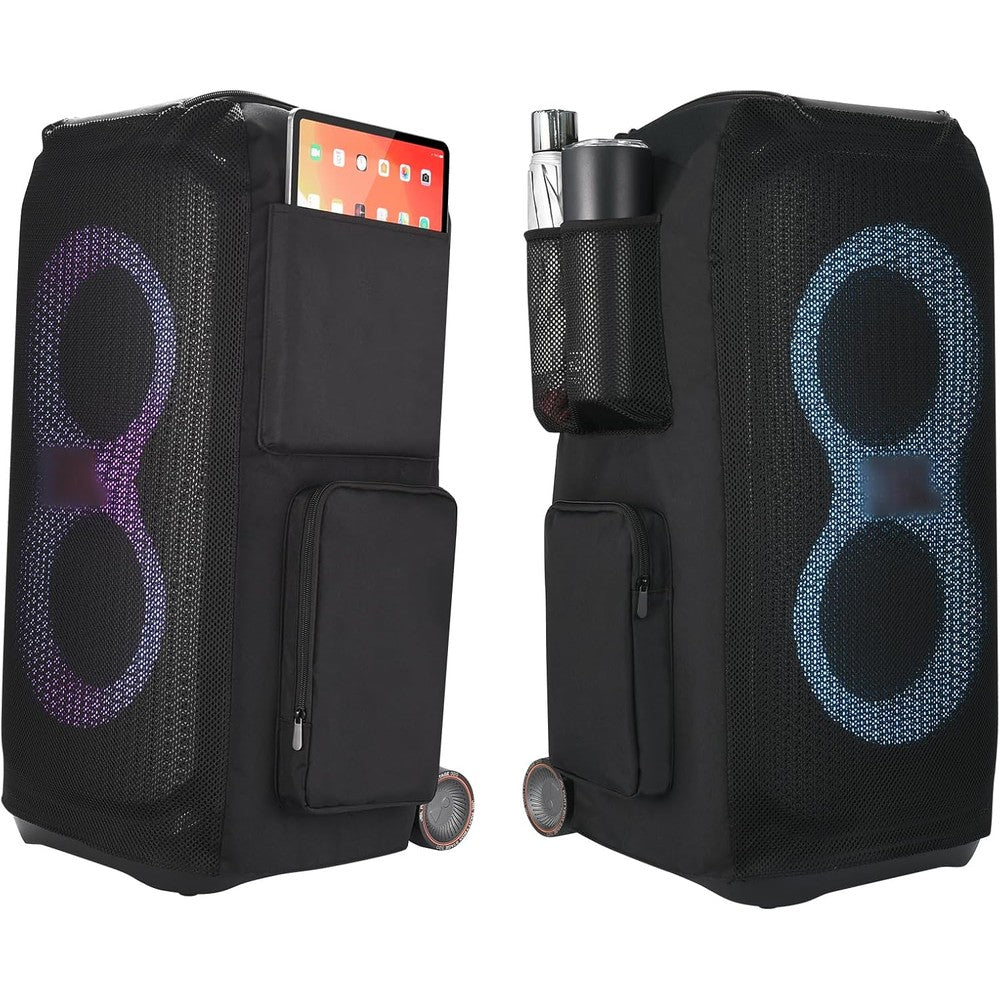 LEFOR-Z speaker dust cover front view black protective travel bag for party speakers