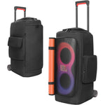 MRINCA speaker cover for JBL PartyBox 320 front view showing premium black dustproof fabric