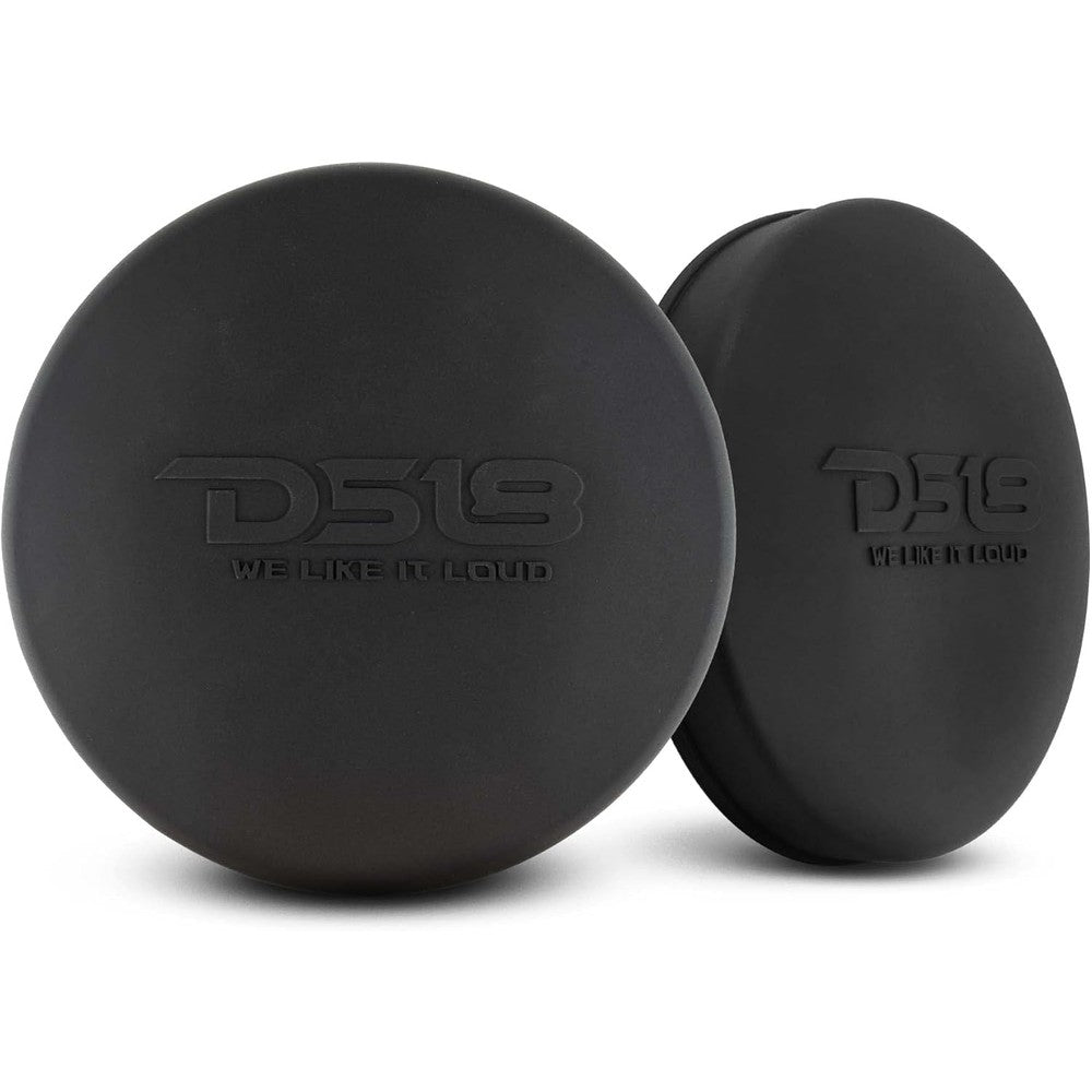 DS18 Hydro marine speaker cover front view black color