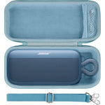 Co2CREA hard protective case for Bose SoundLink Plus front view in blue dusk color