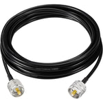 RF Signal Superbat 18ft PL259 Coax Cable front view
