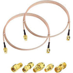 Superbat SMA male to female coax cable kit front view