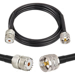 Mookeerf PL-259 UHF CB Coax Cable front view