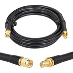 XRDS -RF 6ft SMA Male to SMA Female coaxial extension cable front view