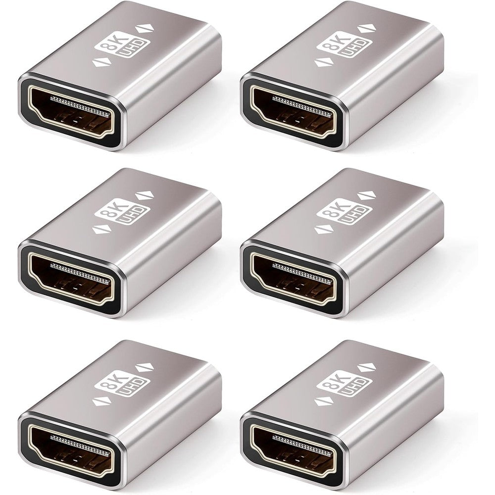 1Goal 8K HDMI coupler 6-pack front view