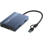 Acasis USB C to Dual HDMI DisplayLink Adapter front view