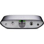 iFi Audio Zen DAC V2 front view showing metallic volume control knob and audio ports