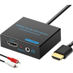 VPFET HDMI audio extractor front view showing ports