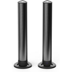 Yoidesu detachable Bluetooth tower speakers front view displaying the premium mesh grill design.